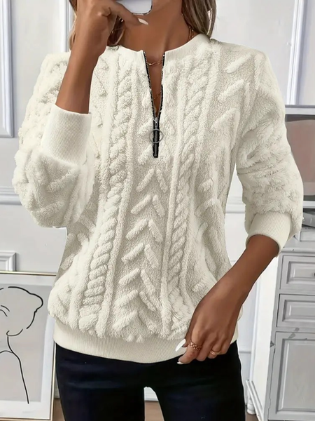 

Vintage Crew Neck Plain Sweatshirt, Off white, Hoodies & Sweatshirts