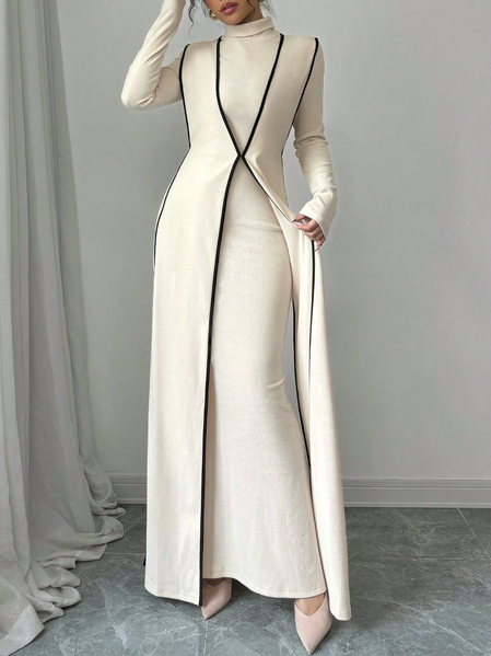 

Urban Buttoned Plain V Neck Knitted Vest, Apricot, Vests and Gilets