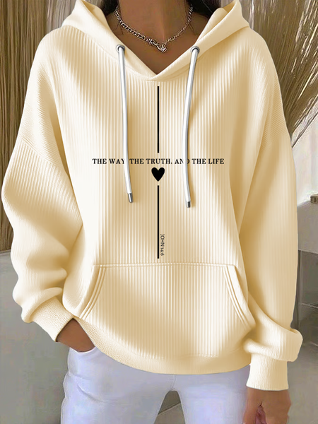 

Casual Hoodie Text Letters Hoodie, Apricot, Hoodies & Sweatshirts