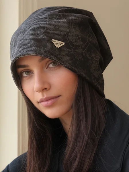 Casual all-match pile hat