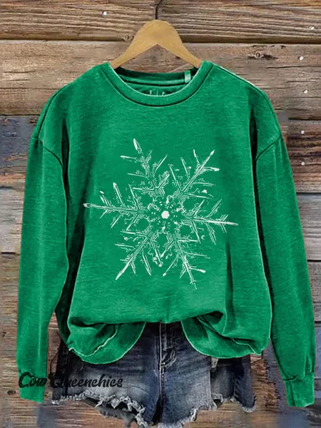 

Women Christmas Crew Neck Printing Casual Spring/Fall Long Sleeve Sweatshirt, Green, Sweatshirts & Hoodies