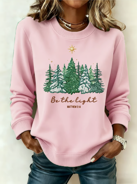 

Vintage Crew Neck Christmas Sweatshirt, Pink, Hoodies & Sweatshirts