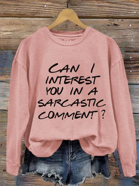 

Casual Crew Neck Text Letters Sweatshirt, Pink, Hoodies & Sweatshirts