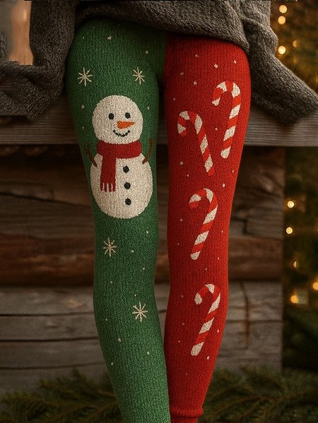 

Women Striped Vintage Spring/Fall Ankle Pants Leggings, Color3, Leggings