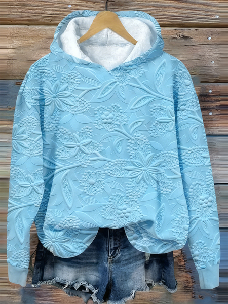 

Vintage Hoodie 3D Printing Hoodie, Blue, Hoodies & Sweatshirts