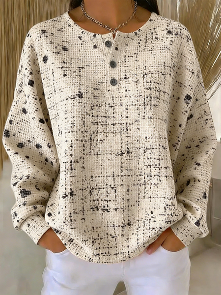 

Casual Plaid Sweatshirt, Apricot, Hoodies & Sweatshirts