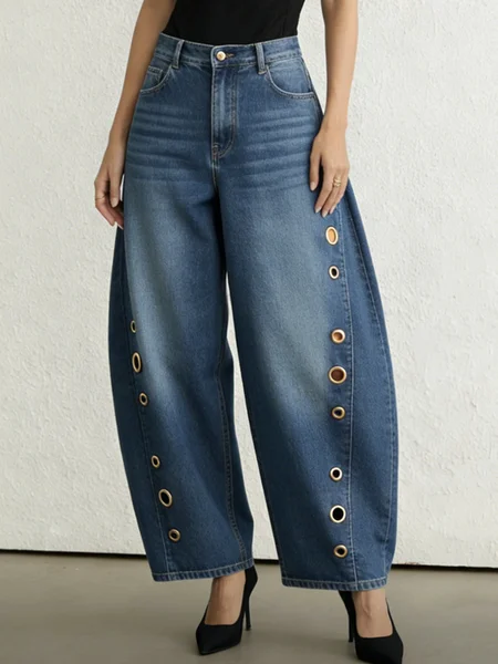 Casual Plain Jeans