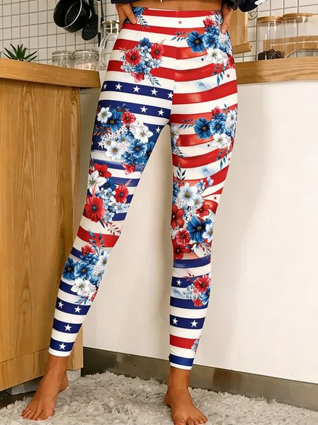 Women 3D Printing Vintage All Season Long Leggings