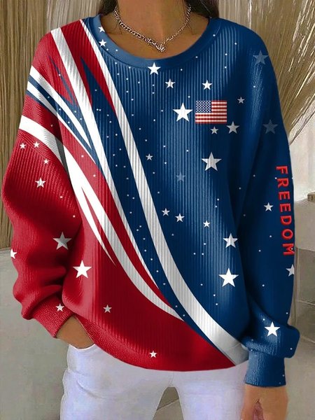 

Casual Text Letters Sweatshirt, As picture, Hoodies & Sweatshirts