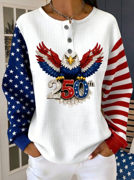 

Casual Crew Neck 3D Printing Hoodie, As picture, Hoodies & Sweatshirts