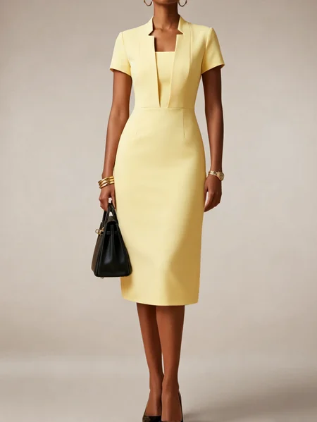 Elegant Regular Sleeve Others Dress With No