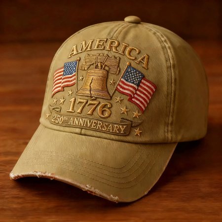 

3D printing Blue American Flag Hat Baseball Cap, Khaki, Hats