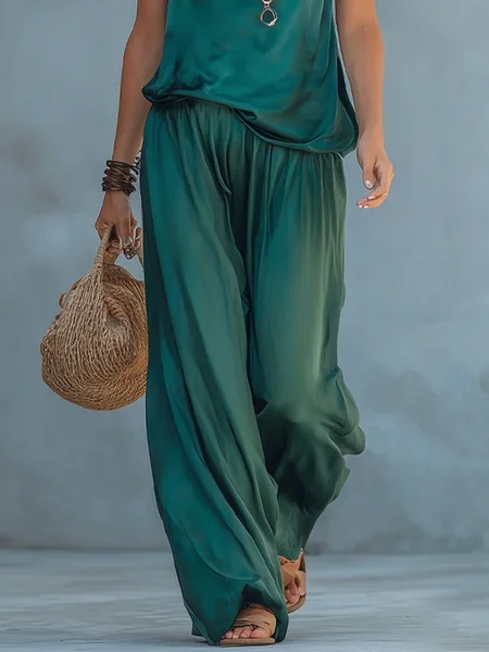 Urban Plain Straight Pants