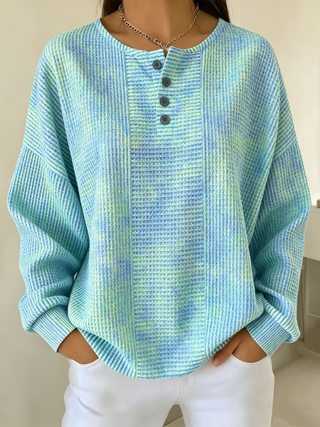 

Casual Striped Sweatshirt, Blue, Hoodies & Sweatshirts