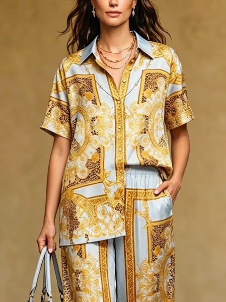 Urban Ethnic Printing  Shirt