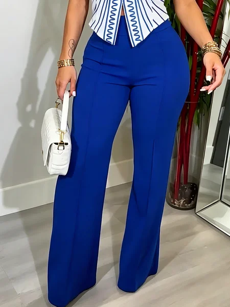 Urban Plain Straight Pants