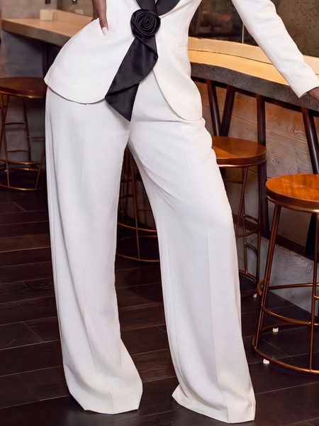 Urban Plain Straight Pants