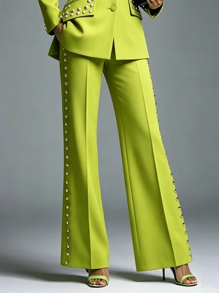 Urban Plain Straight Pants