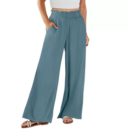 Women Plain Long Pants Casual Spring/Fall Trousers