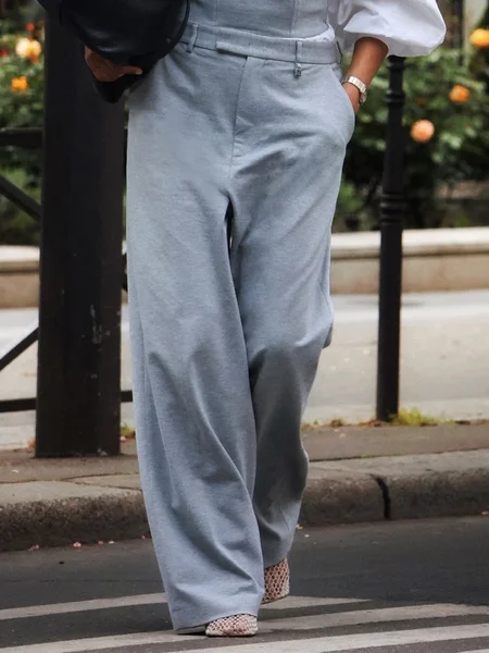Urban Plain Wide Leg Pants