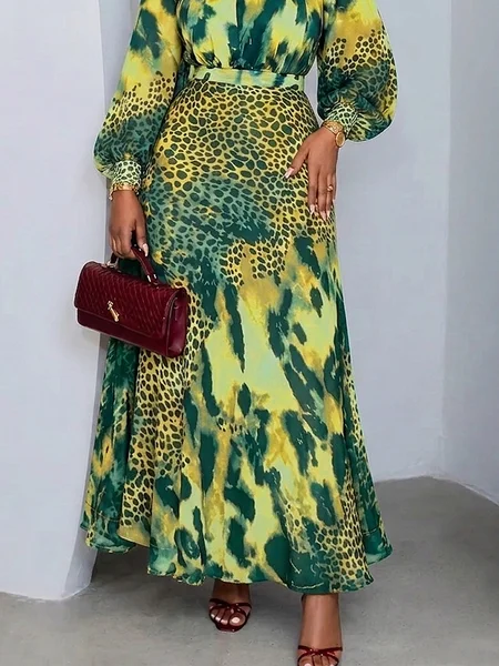 Elegant Leopard Maxi Skirt 1 Elegant Leopard Maxi Skirt