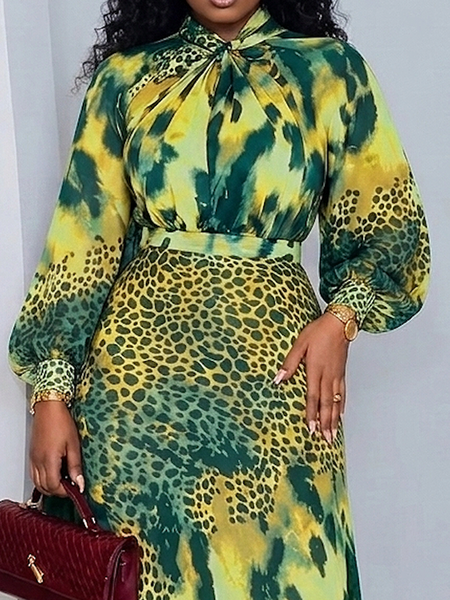 Elegant Leopard Printing Blouse 1 Elegant Leopard Printing Blouse