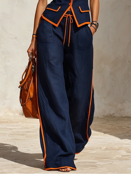 Plus Size Casual Cotton And Linen Printing Loose Pants 1 Plus Size Casual Cotton And Linen Printing Loose Pants