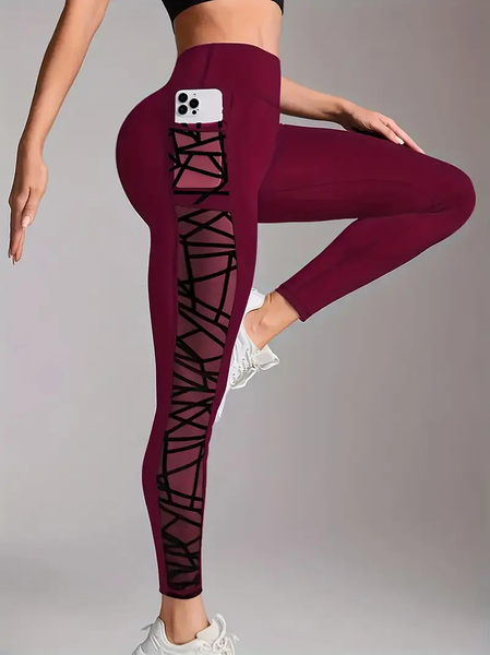 Tight Sports Hollow Out Active Shorts