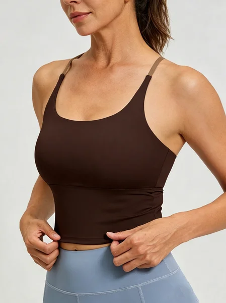 Plain Casual Sports Bra