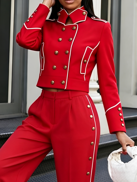 Urban Color Block Stand Collar Jacket 1 Urban Color Block Stand Collar Jacket