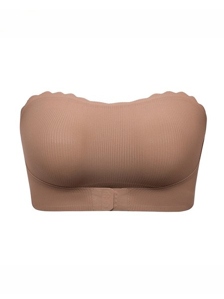 Women's Strapless Front-Closure Push-Up Bra