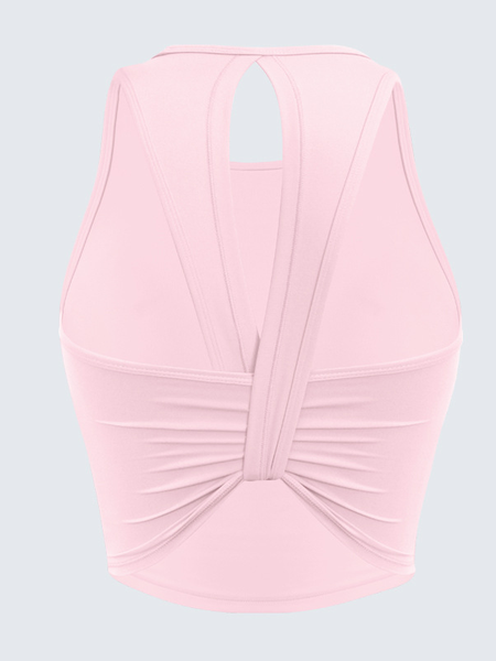 Open-Back Yoga Bra