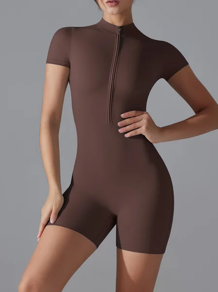 Sculpting Yoga Bodysuit Shorts