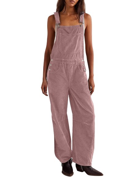 Women Plain Long Pants Vintage Spring/Fall Trousers