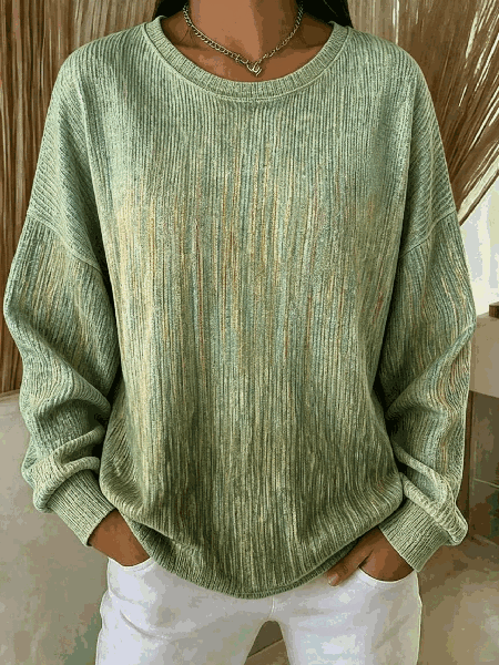 Women Abstract Crew Neck Casual Spring/Fall Long Sleeve Sweatshirt