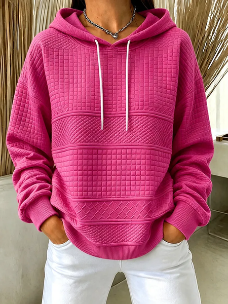 Women Abstract Printing Long Sleeve Casual Daily Spring/Fall Hoodie