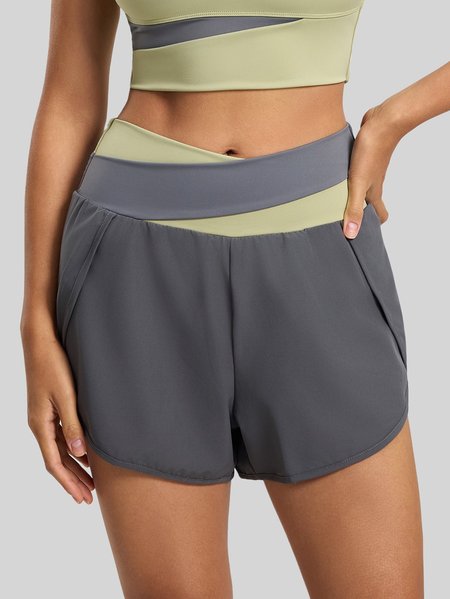 Tight Plain Sports Active Shorts