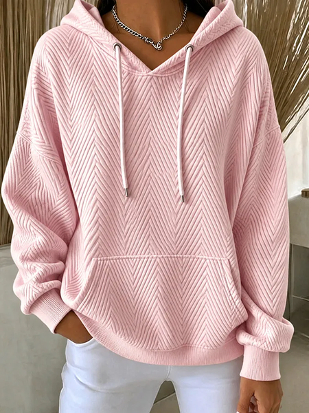 Women Abstract Printing Long Sleeve Casual Daily Spring/Fall Hoodie