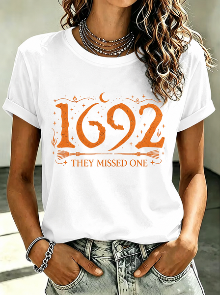 Women Text Letters Short Sleeve Tee T-shirt Crew Neck Printing Casual Summer Top