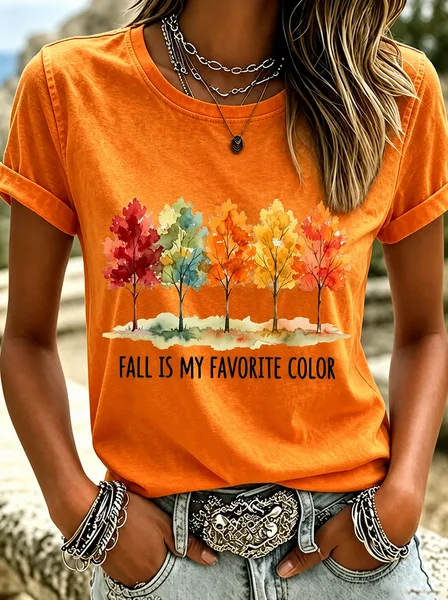Women Text Letters Short Sleeve Tee T-shirt Crew Neck Printing Casual Graphic Tee Summer Top