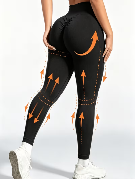 Simple Plain Tight Yoga Pants