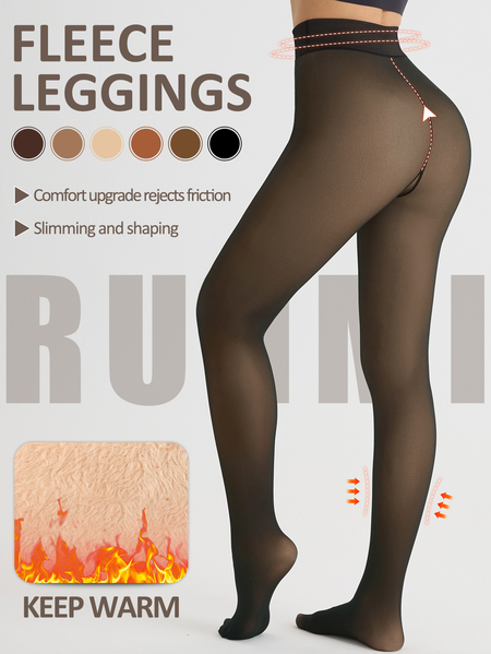 Women Plain Casual Winter Long Leggings