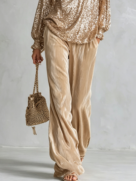 Urban Plain Straight Pants