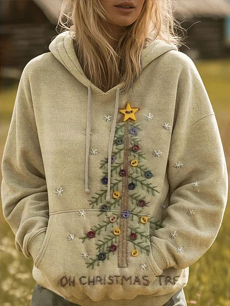 Casual Christmas Hoodie Long Sleeve Hoodie