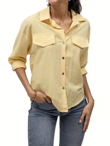 

Yellow Casual Cotton Shirts & Tops, Designers