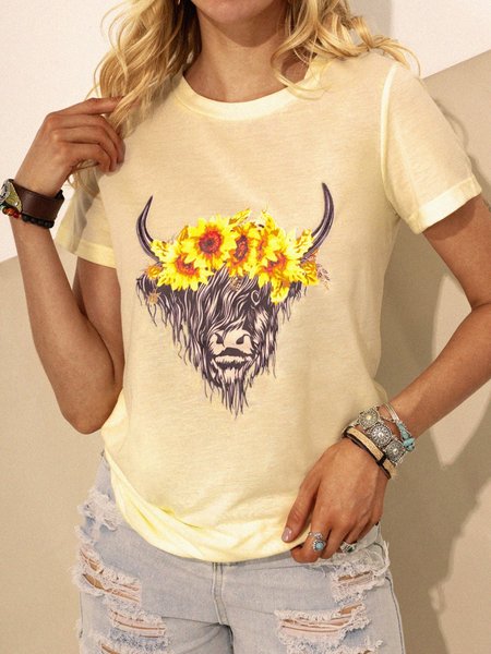 

White Floral-Print Floral Casual Shirts & Tops, Tops