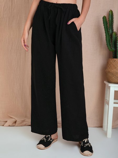 

Black Shift Casual Pants, Pants