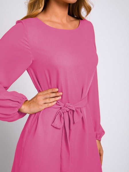 

Ginger Yellow Balloon Sleeve Chiffon Dresses, Rose, Dresses