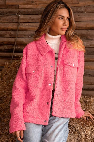 

Pink Long Sleeve Mohair Jacket, Auto-clearance