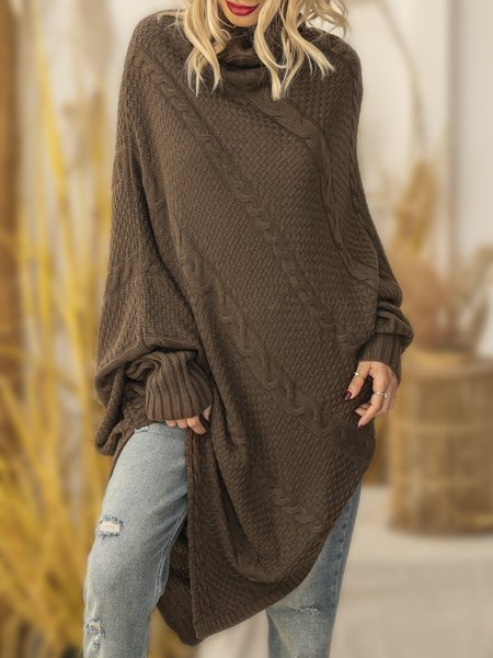 

Brown Knitted Vintage Sweater, Sweaters